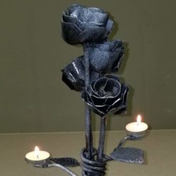Rose candle holder