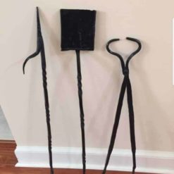 Fireplace tool set