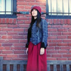 Batik Vegan Indigo Sustainable Short Jacket
